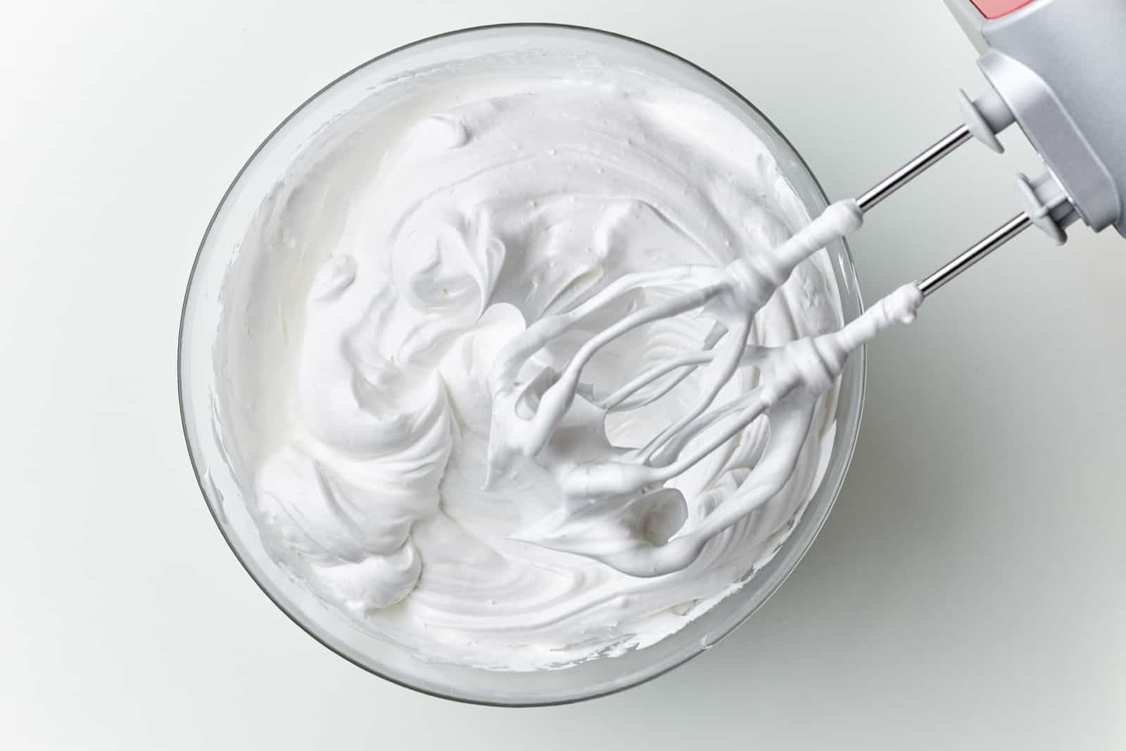 whipped cream in bowl