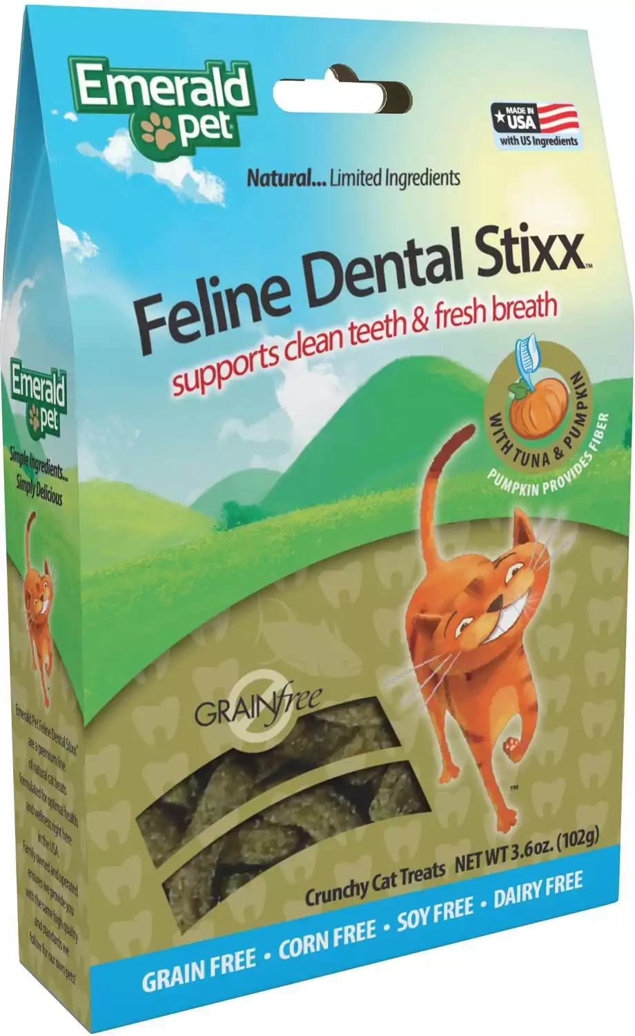 Feline Dental Sticks With Pumpkin And Tuna