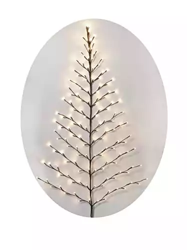 Lighted Christmas Wall Tree