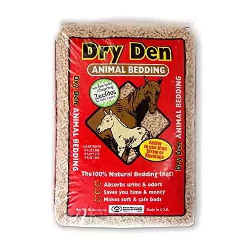 Dry Den Pelletized Animal Bedding, 40lb