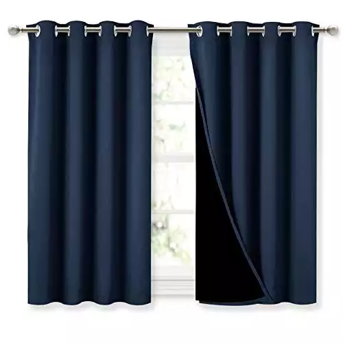 NICETOWN 100% Blackout Curtain Panels