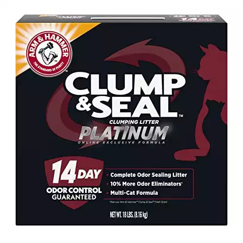 ARM & HAMMER Clump & Seal Multi-Cat Clumping Cat Litter