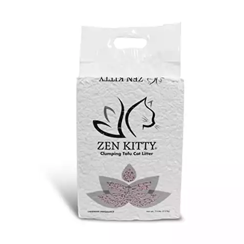 ZenKitty Clumping Tofu Cat Litter Lavender Fragrance
