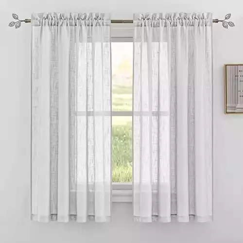 RYB Home Sheer Curtain Drapes