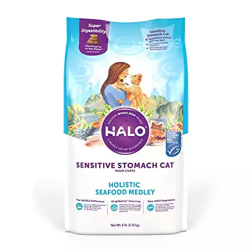 Halo Sensitive Stomach Dry Cat Food