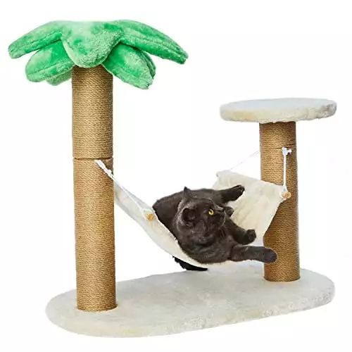Luckitty Small Cat Scratching Posts - Coconut Palm Tree