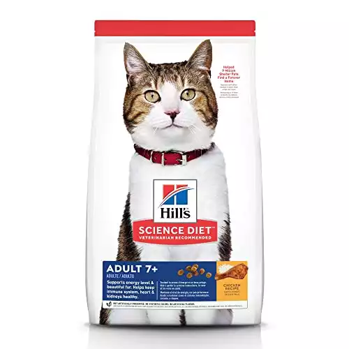 Hill's Science Diet Dry Cat Food For Adult And Senior Cats