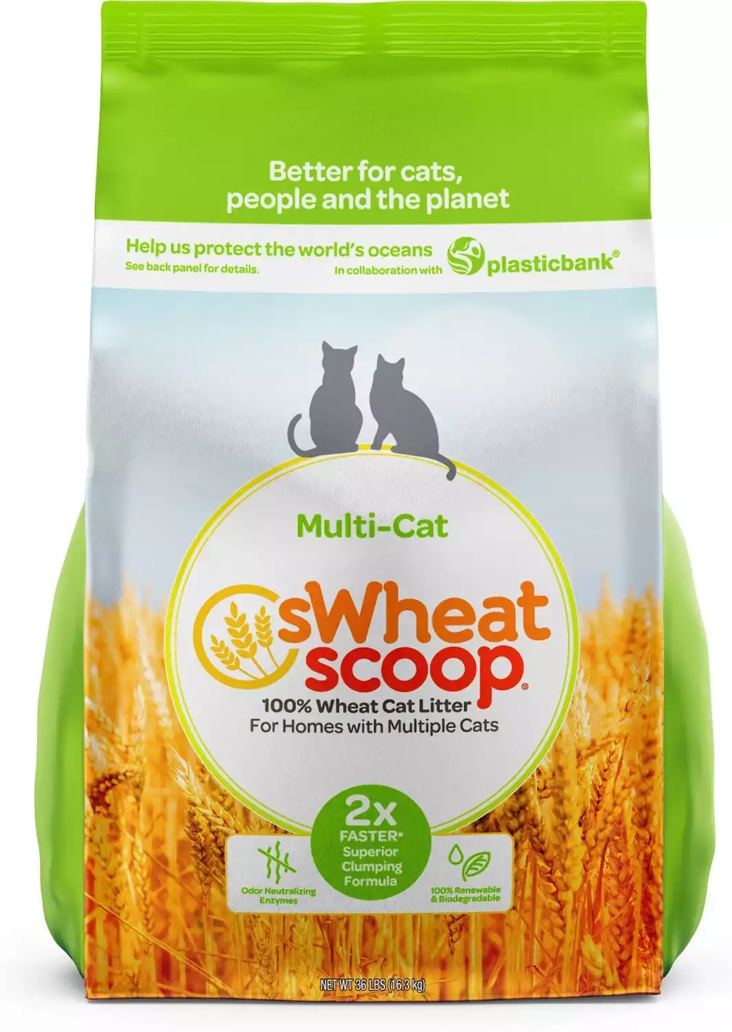 sWheat Scoop Multi-Cat - Wheat Litter
