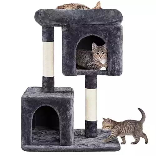 Yaheetech 2 Story Cat Tree For Large Cats
