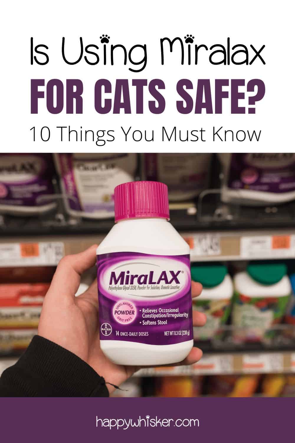 Is Using Miralax For Cats Safe 10 Things You Must Know pinterest