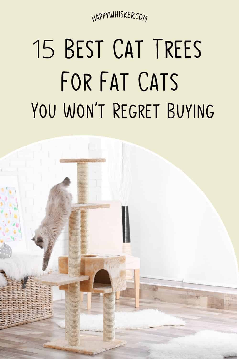 15 Best Cat Trees For Fat Cats You Won’t Regret Buying Pinterest