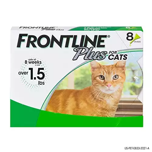 FRONTLINE Plus Flea and Tick Treatment for Cats