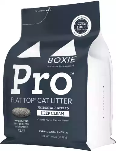 BoxiePro Probiotic Clumping Cat Litter