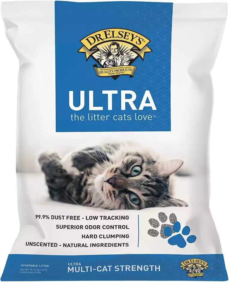 Dr. Elsey's Precious Cat Ultra Unscented Clumping Clay Cat Litter