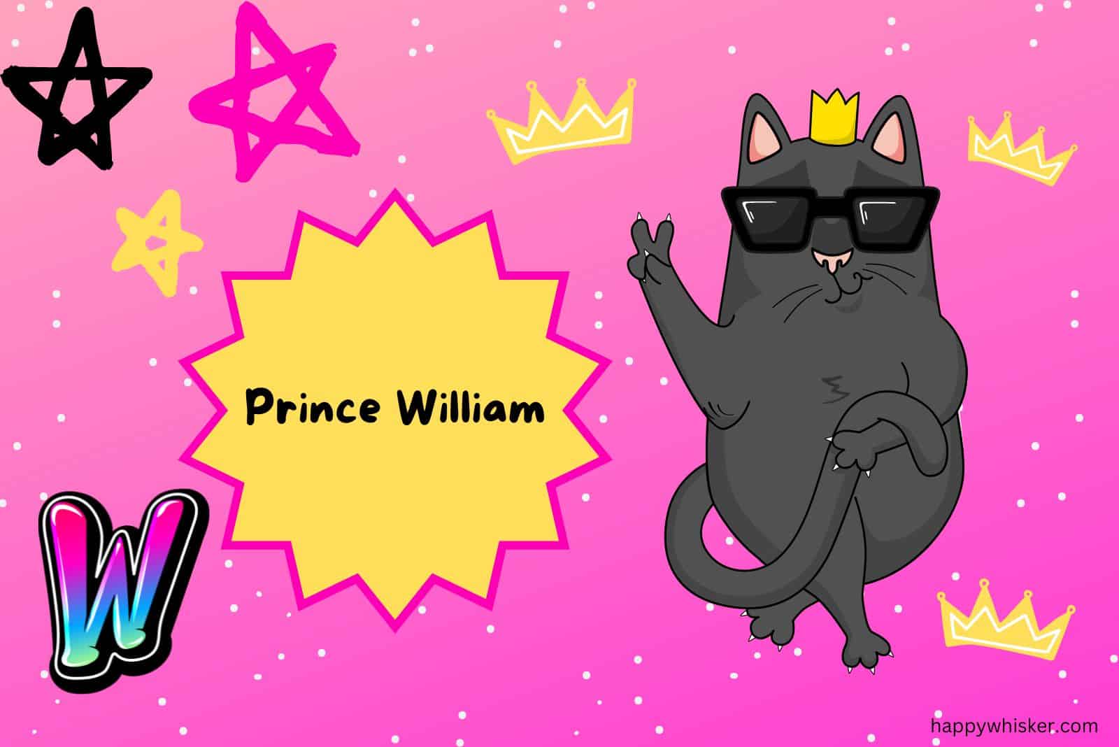 Prince William cat illustration