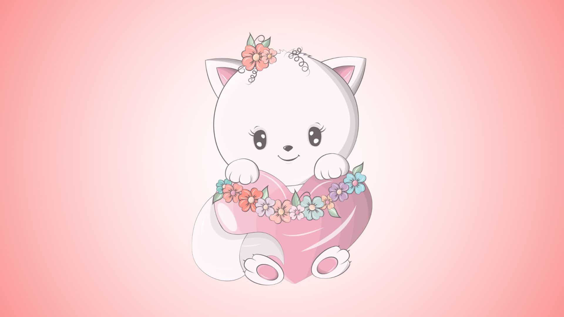 cute cat illustration