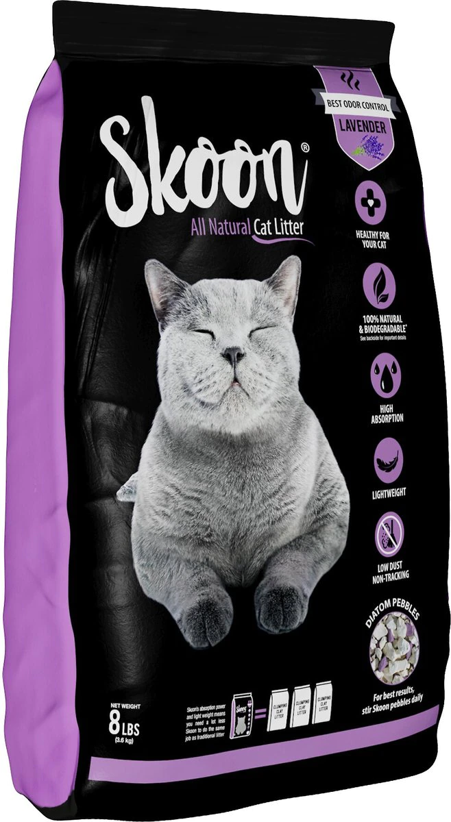 Skoon All-Natural Cat Litter – Lavender-Scented