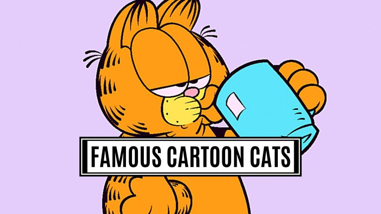 illustration of a famous cartoon cat garfield