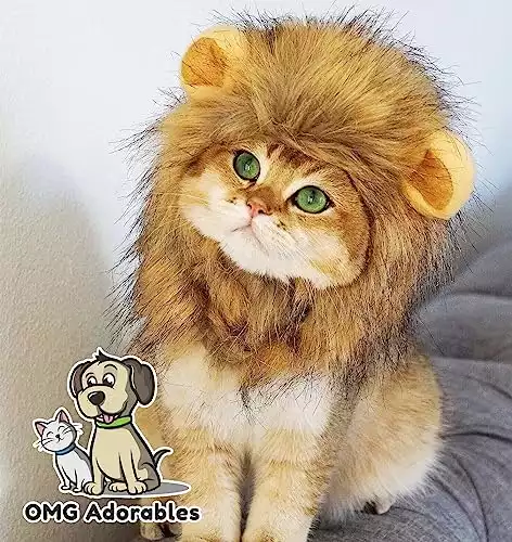 Lion Mane Costume for Cats