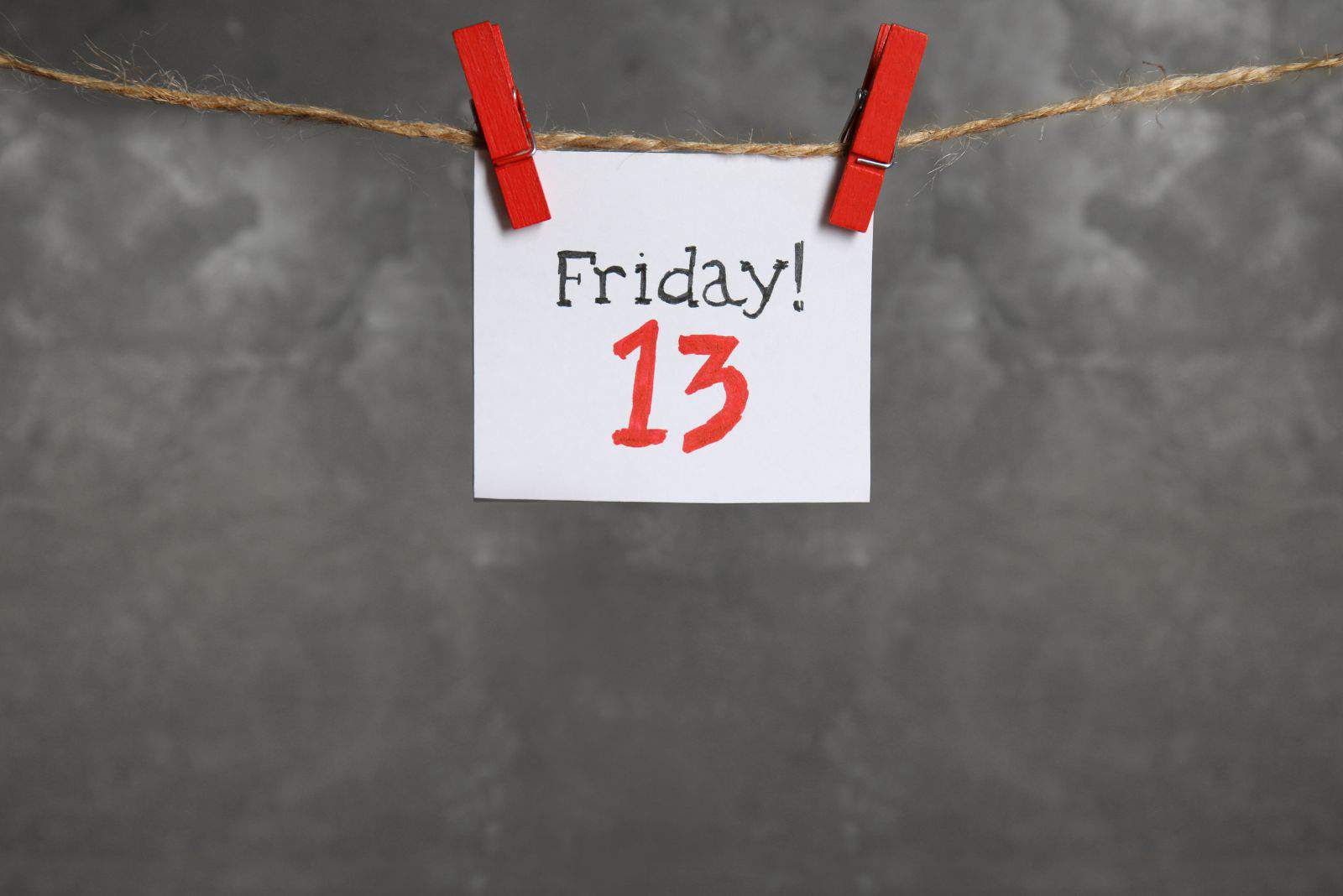 friday 13th sign hanging