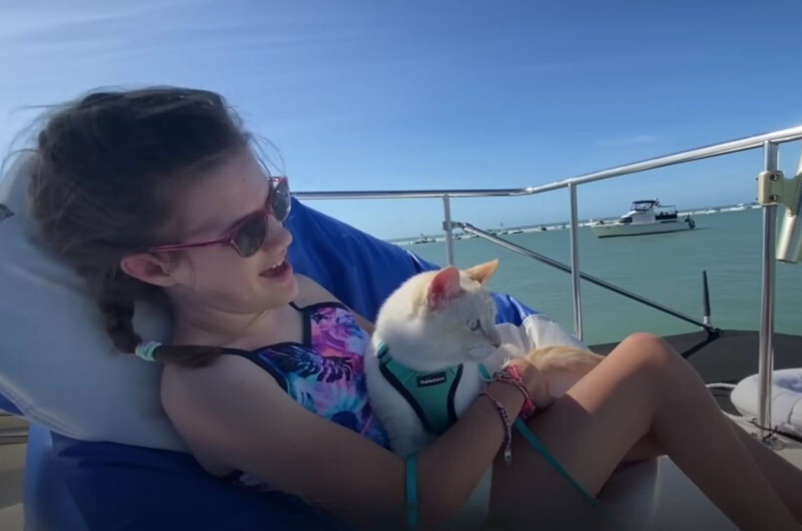 cat-and-girl-on-a-boat