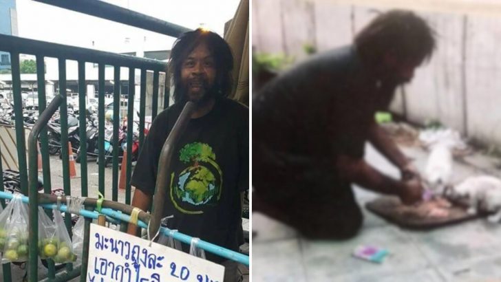 You Won’t Believe What This Kind Homeless Man Does With The Money He Earns From Selling Limes