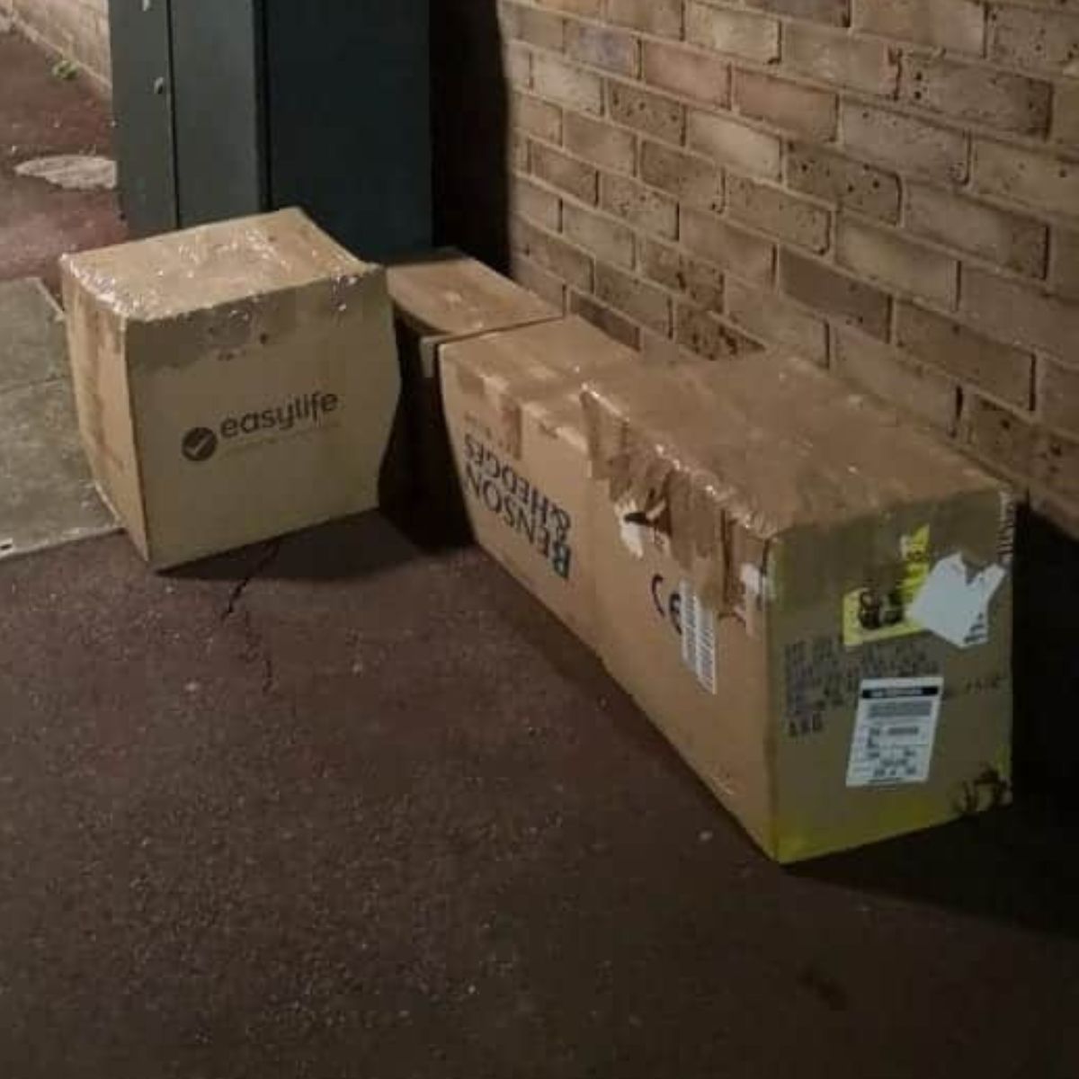 photo of boxes