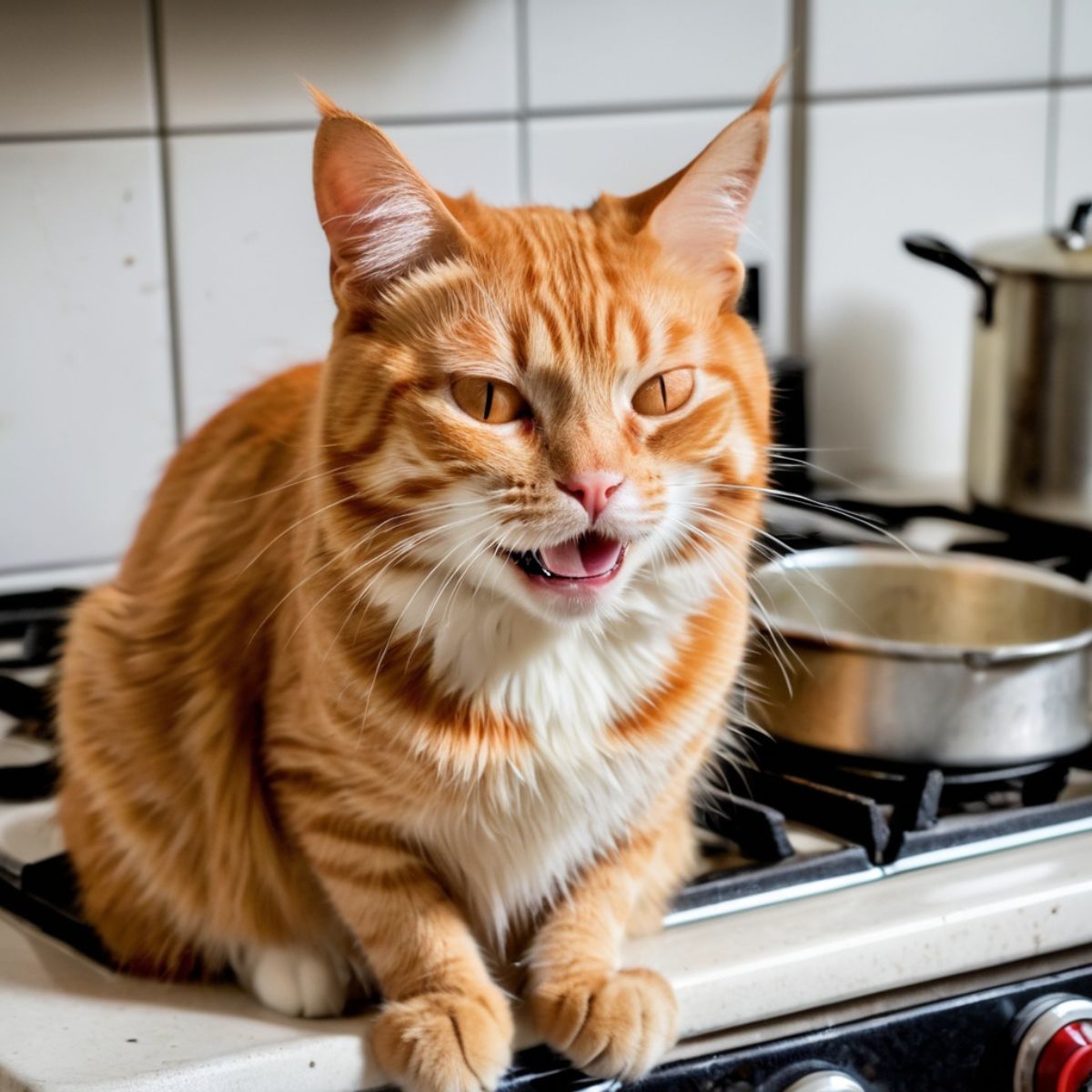 very cute ginger cat