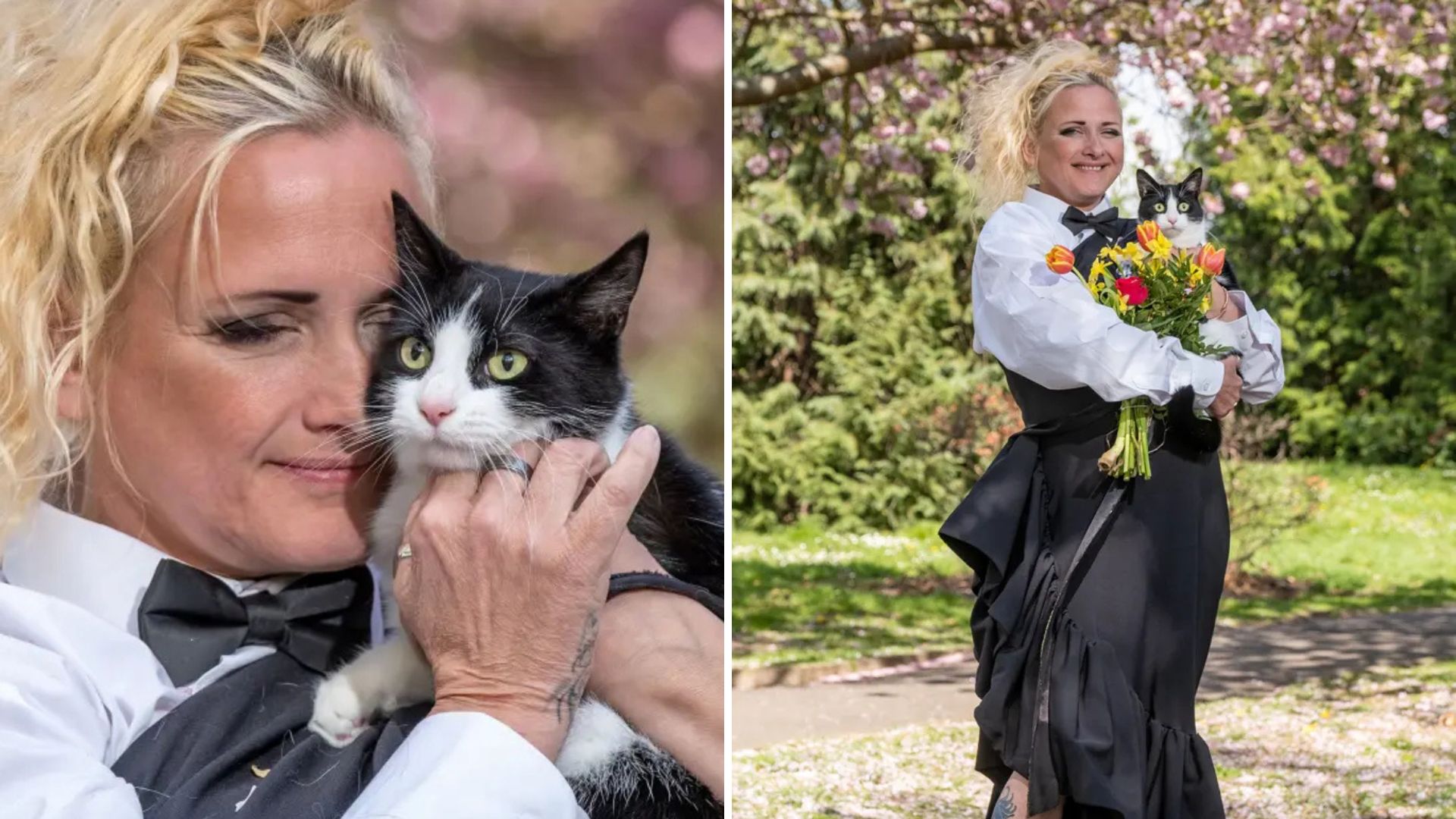 woman marries a cat