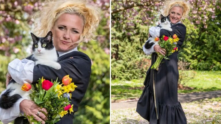 Woman Marries Her Cat After Losing Three Pets Due To Strict Landlords Who Didn't Allow Animals