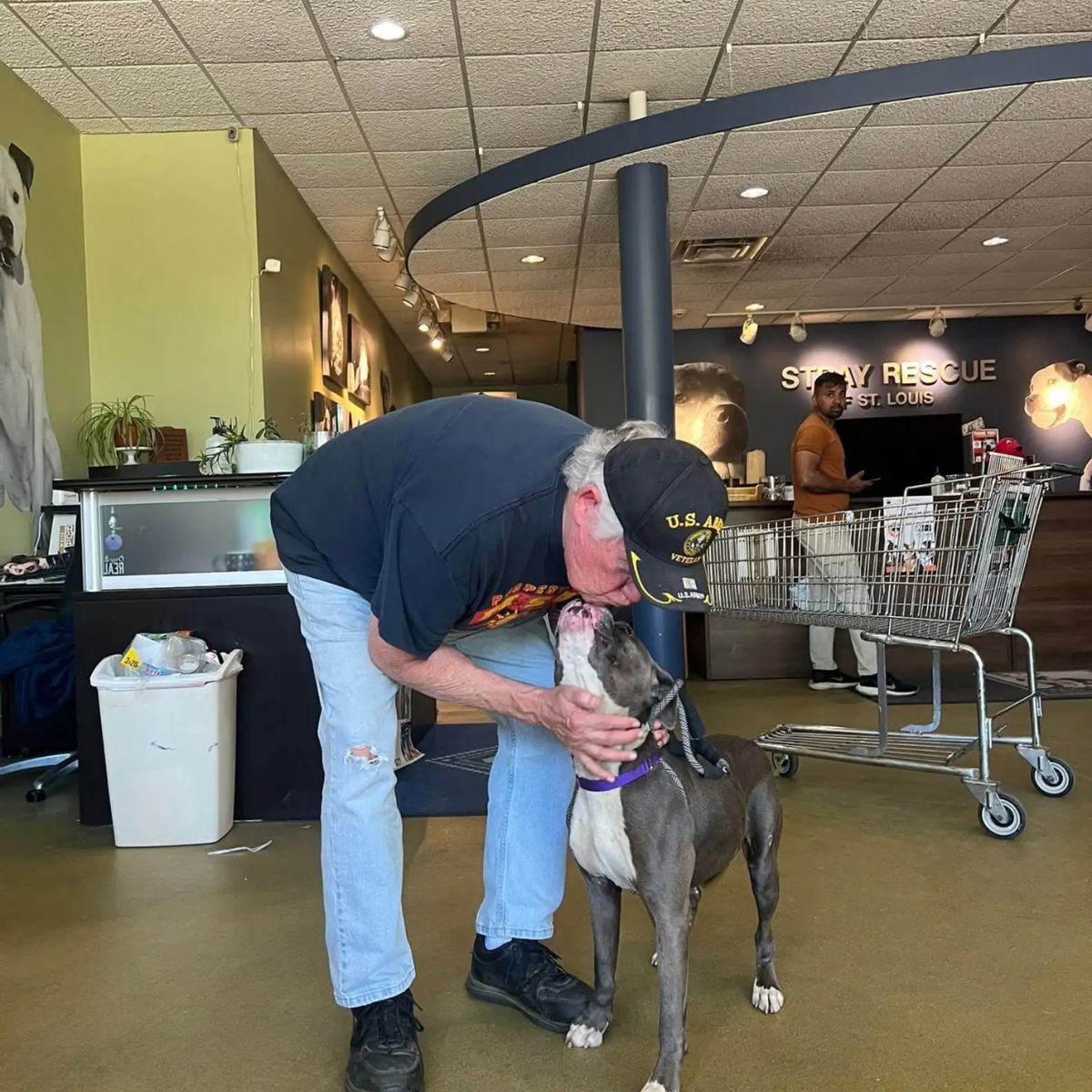 old man and dog