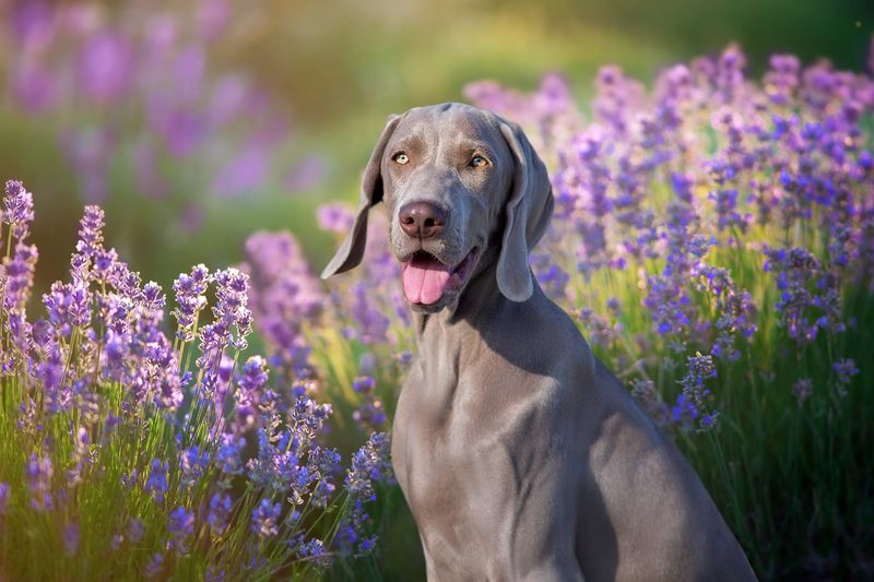 Weimaraners, Silver-Coated Heat Champions