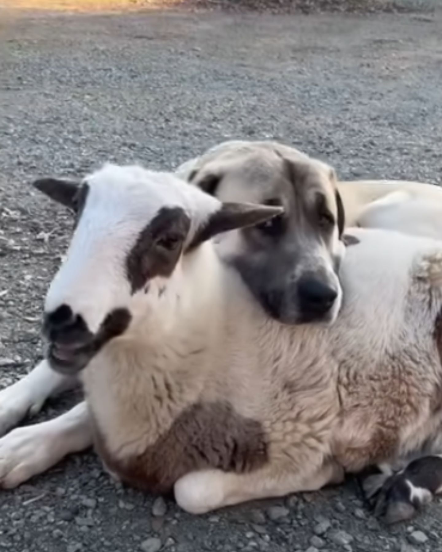 dog and lamb