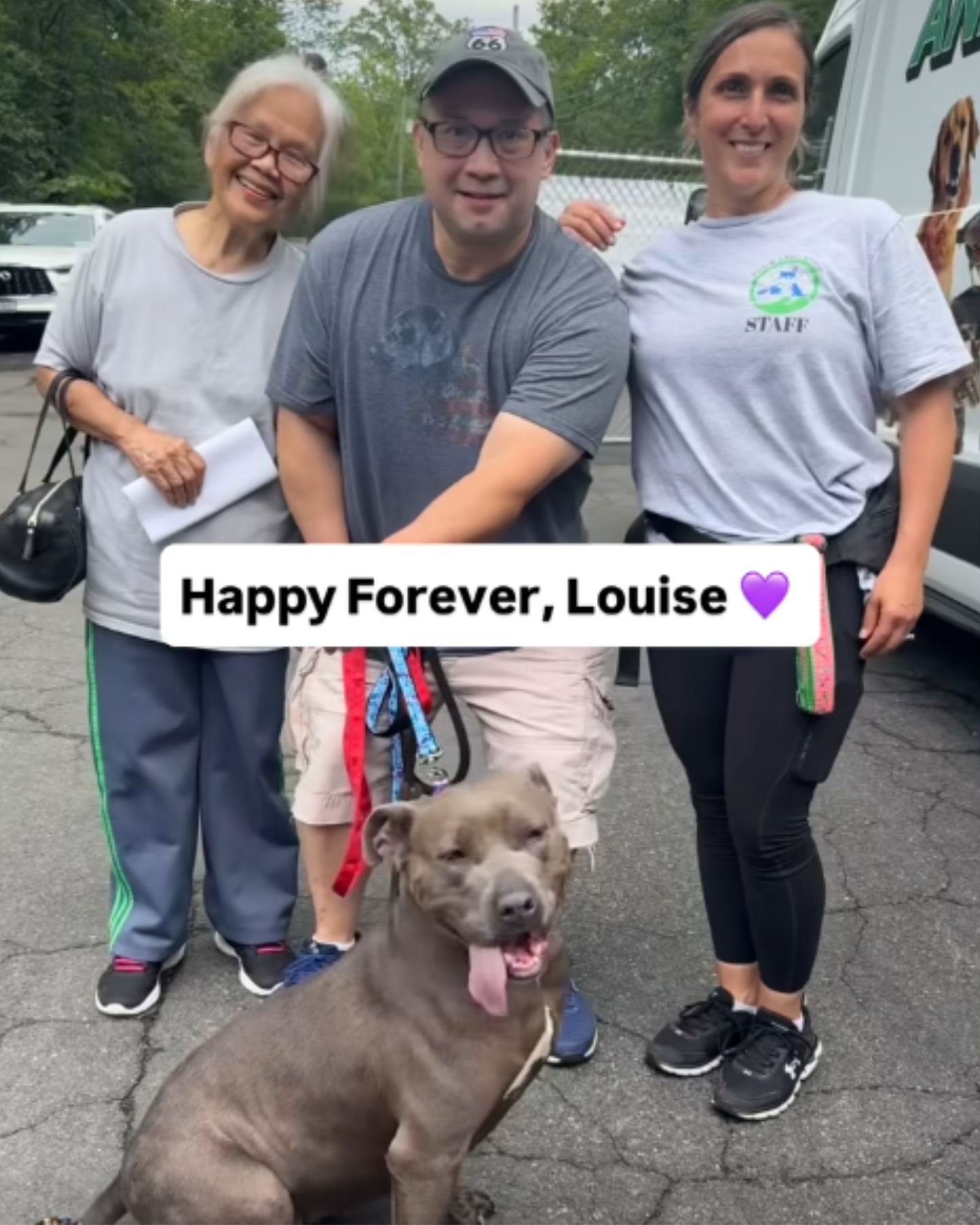 family and dog