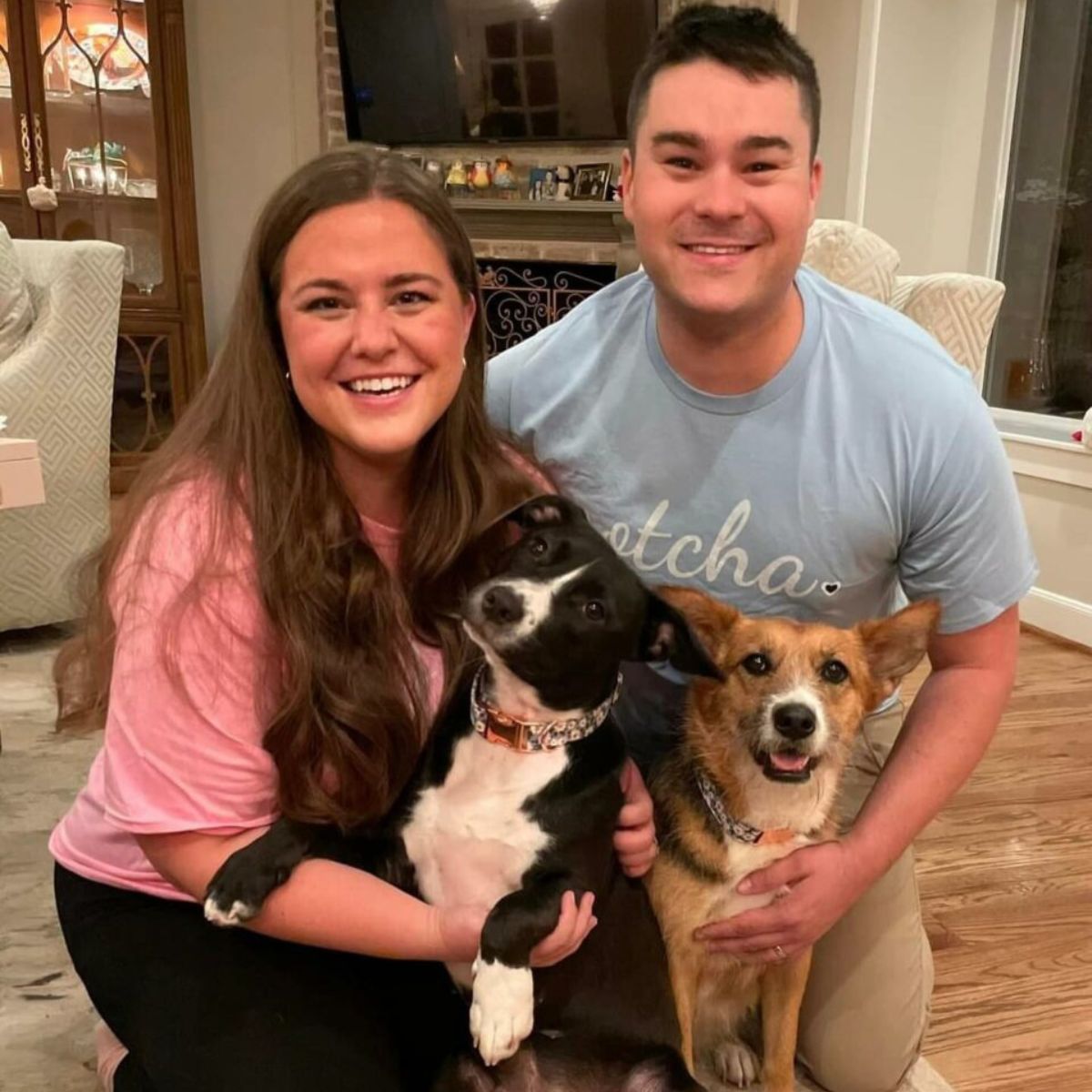 family and dogs