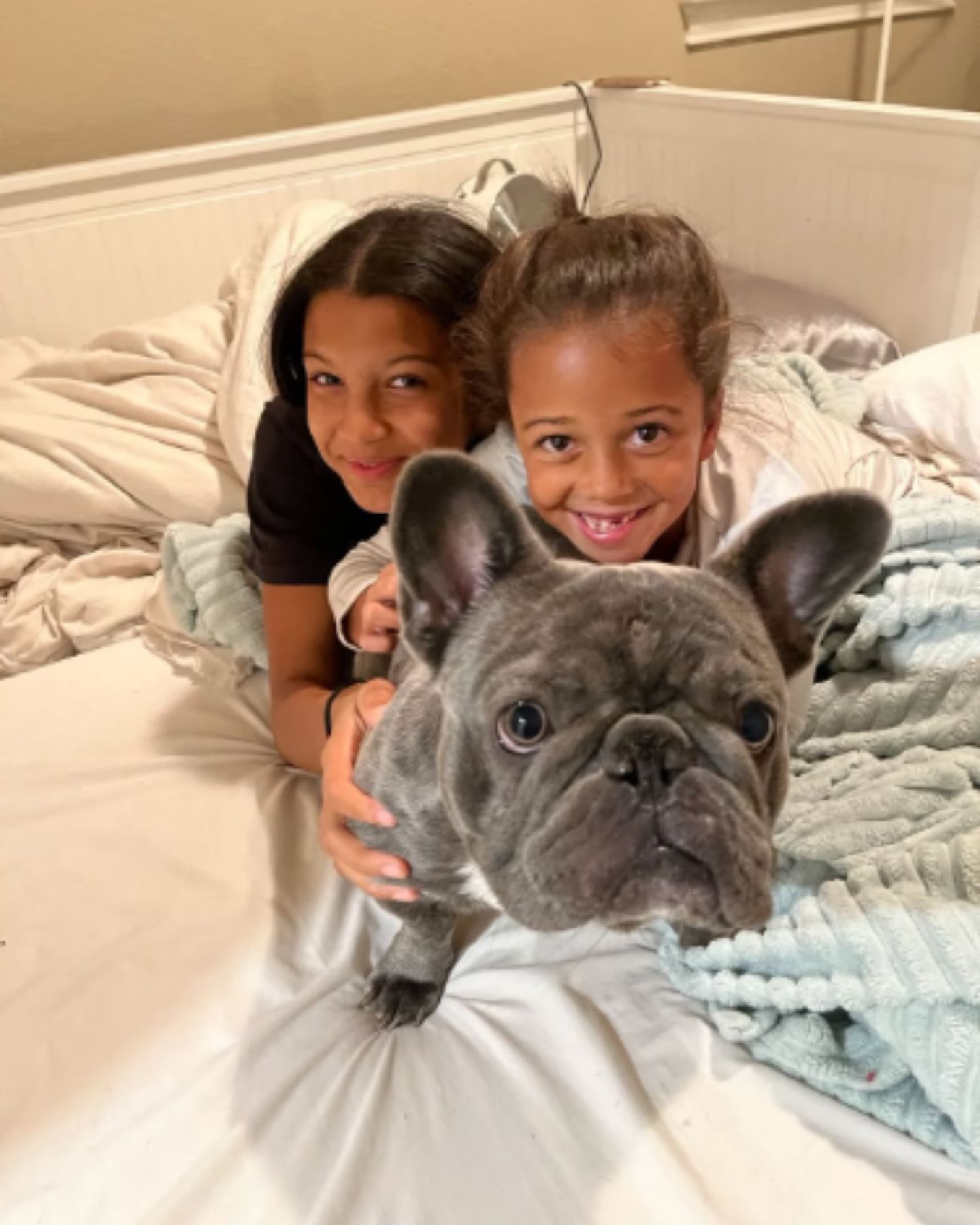 kids and dog