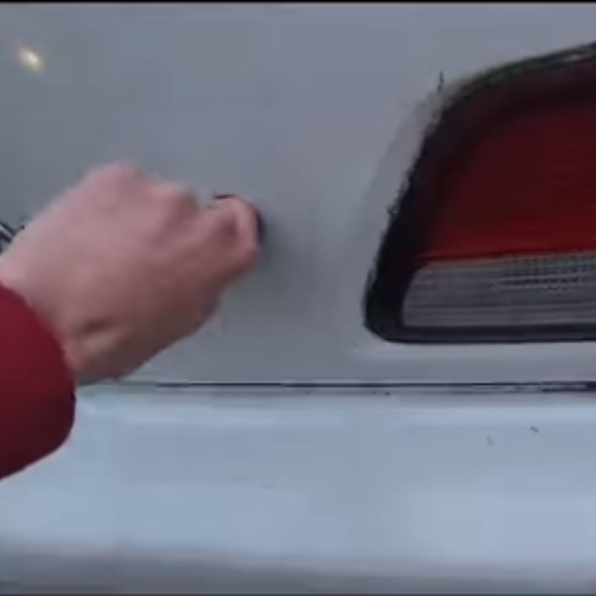 opening up the car