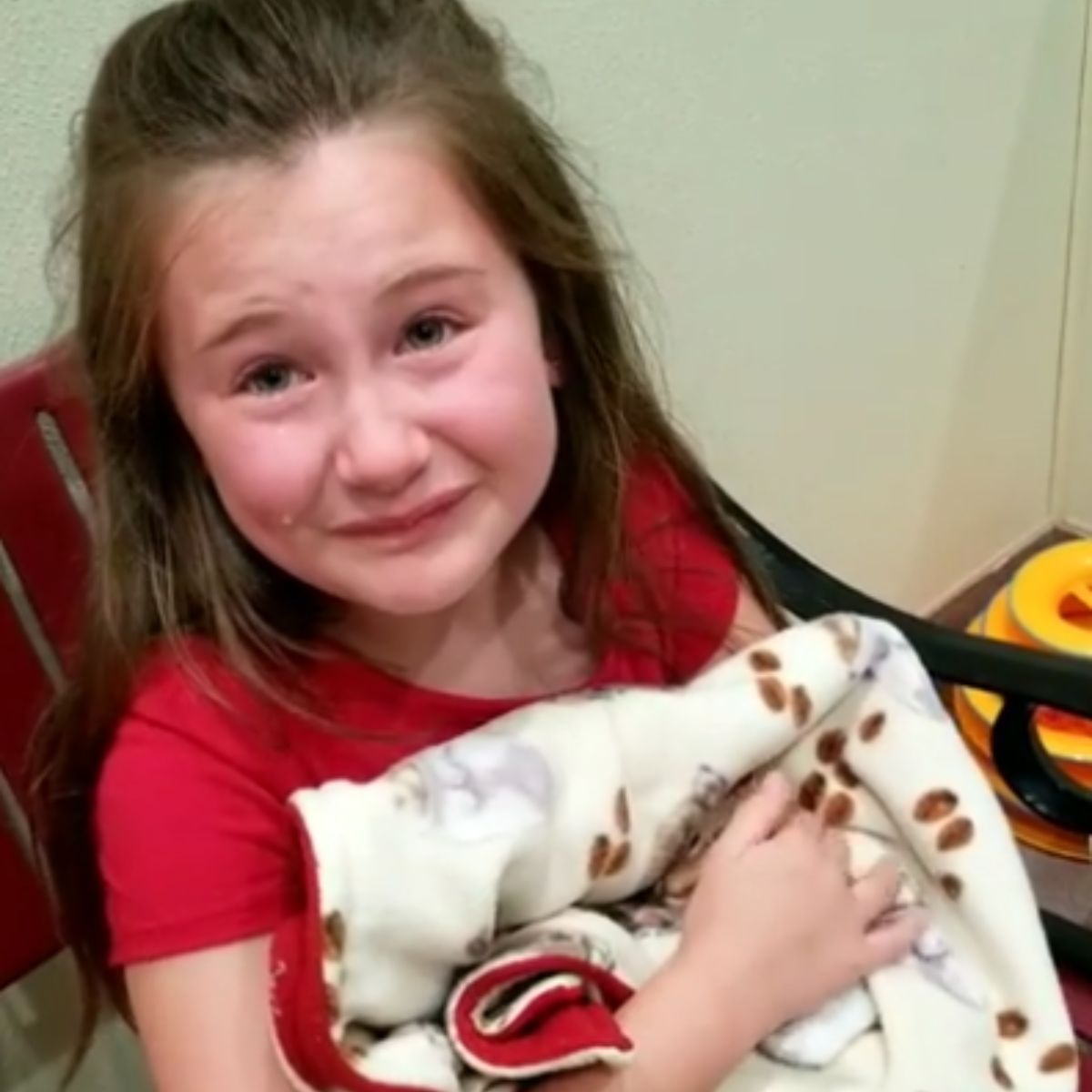 emotional little girl