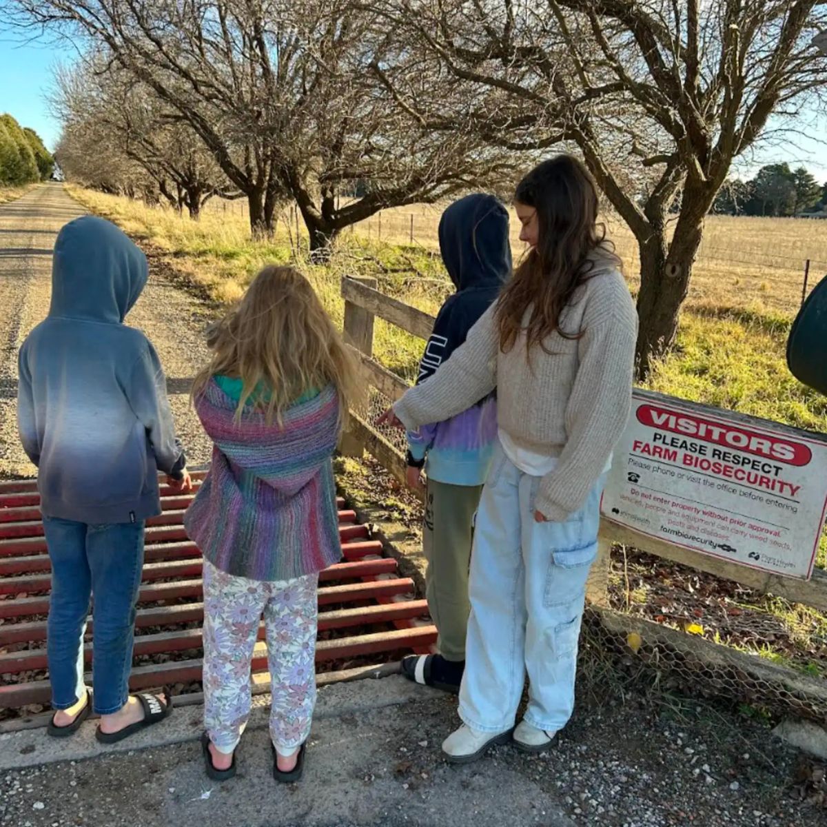 four kids