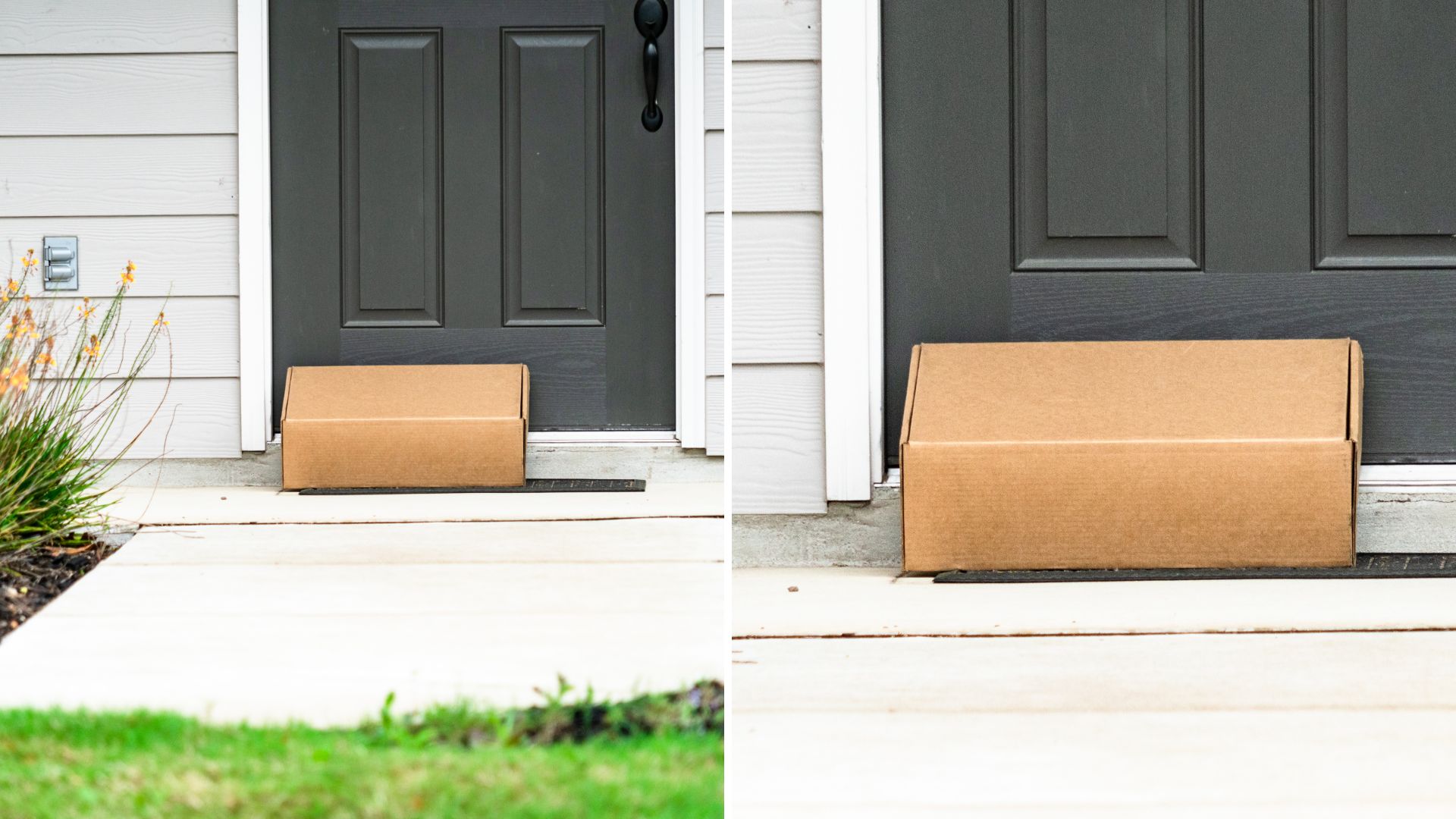 woman finds shocking package
