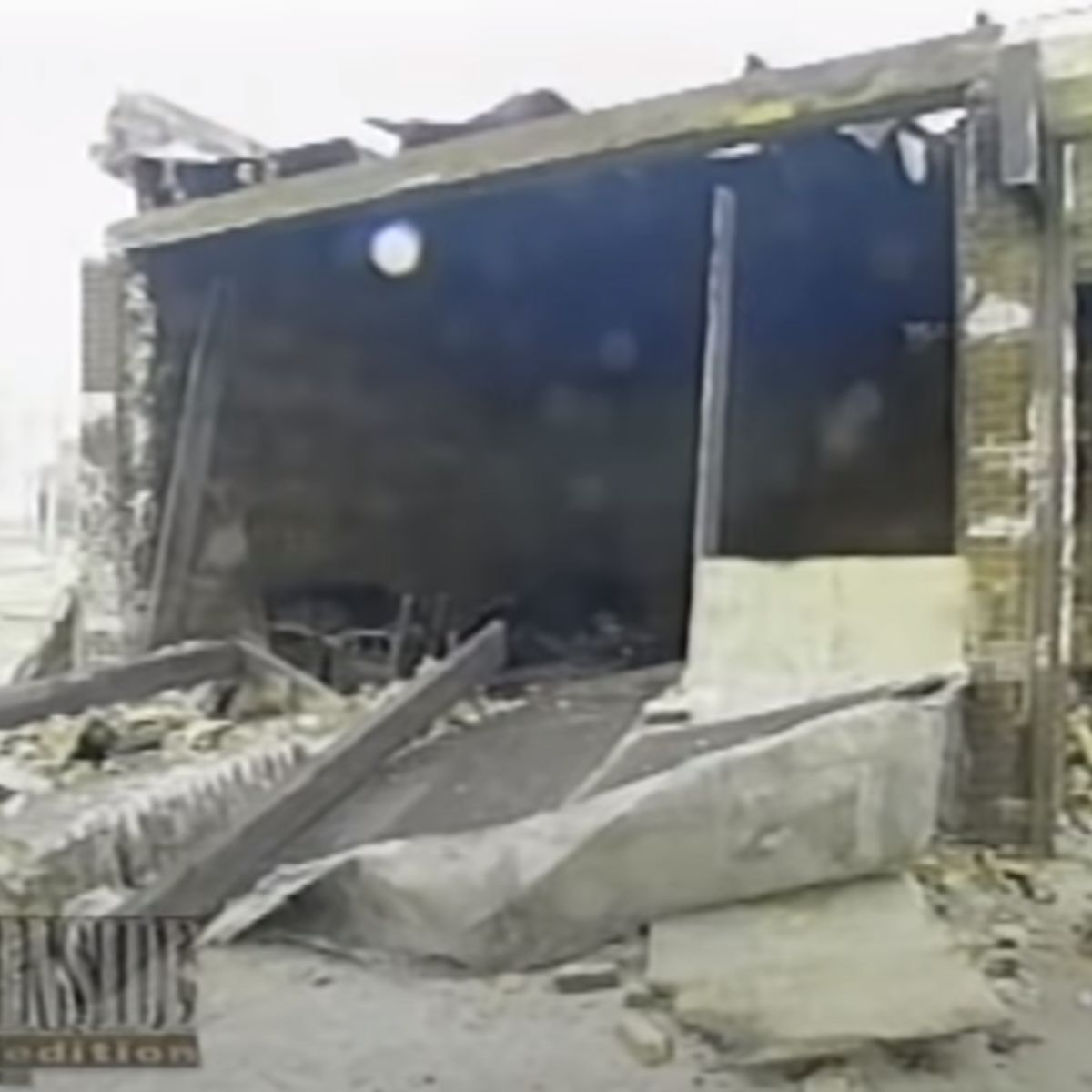 burnt house
