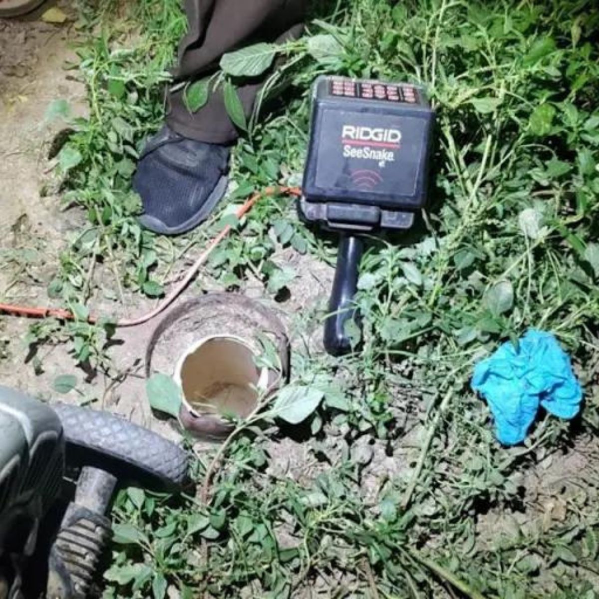 pipe in ground