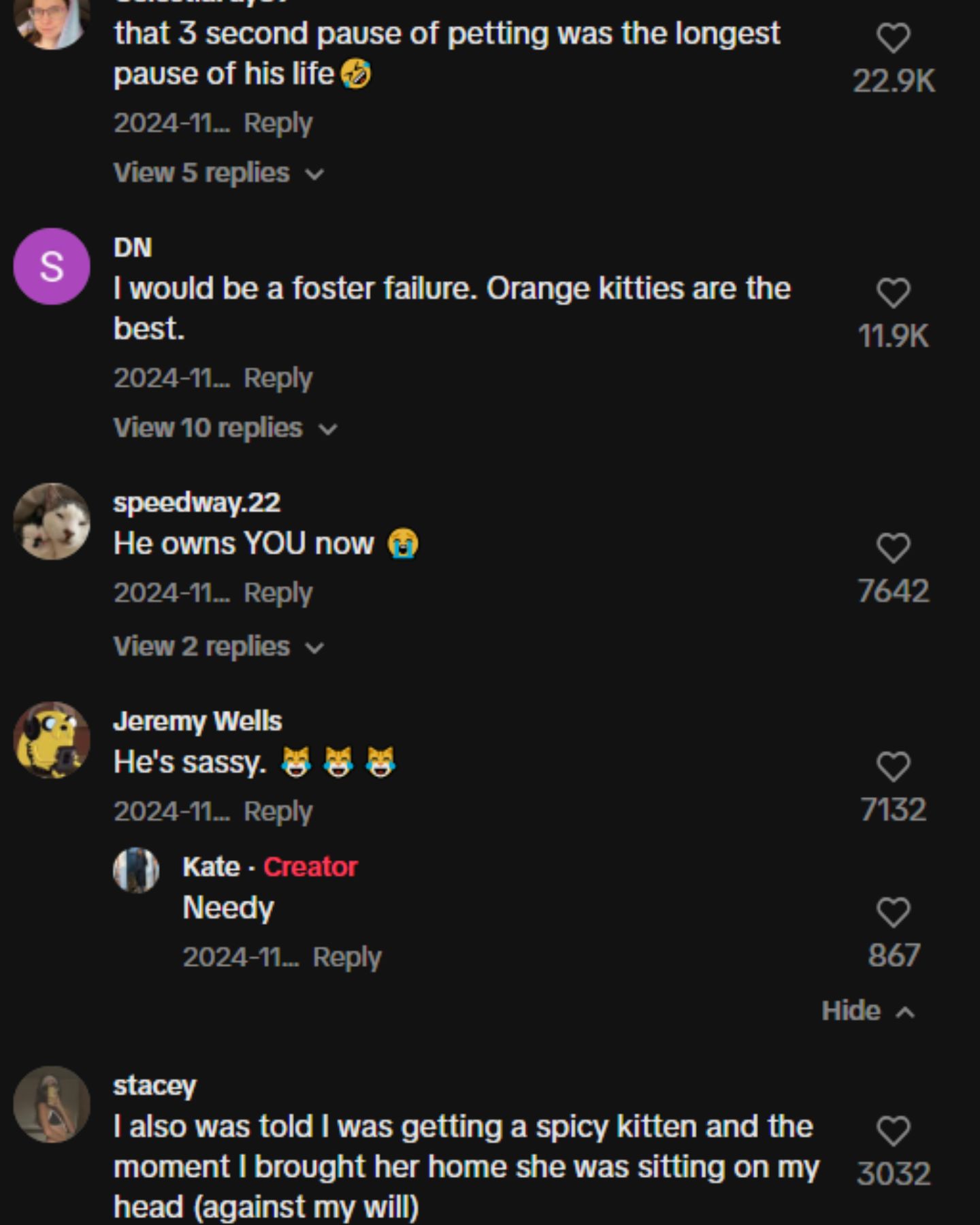 social media comments
