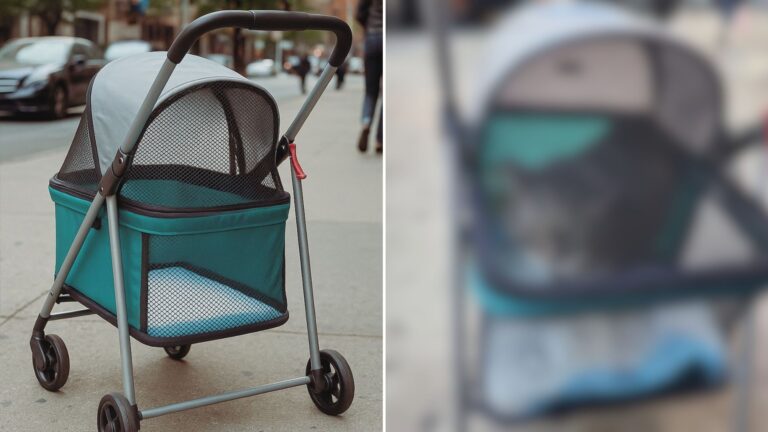 abandoned stroller