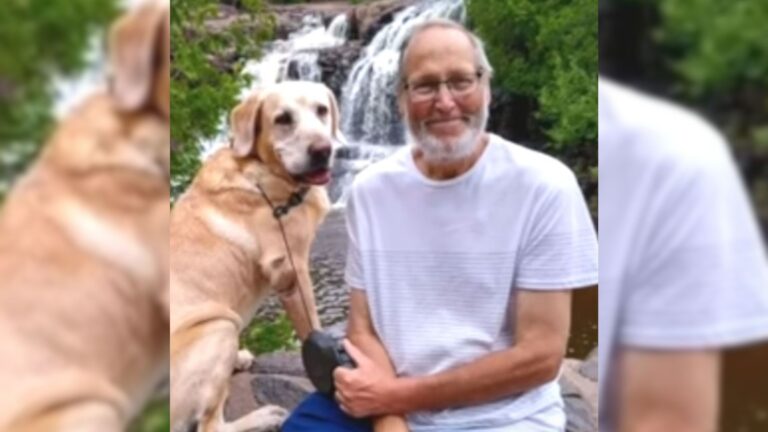 dog and owner pass away moments away