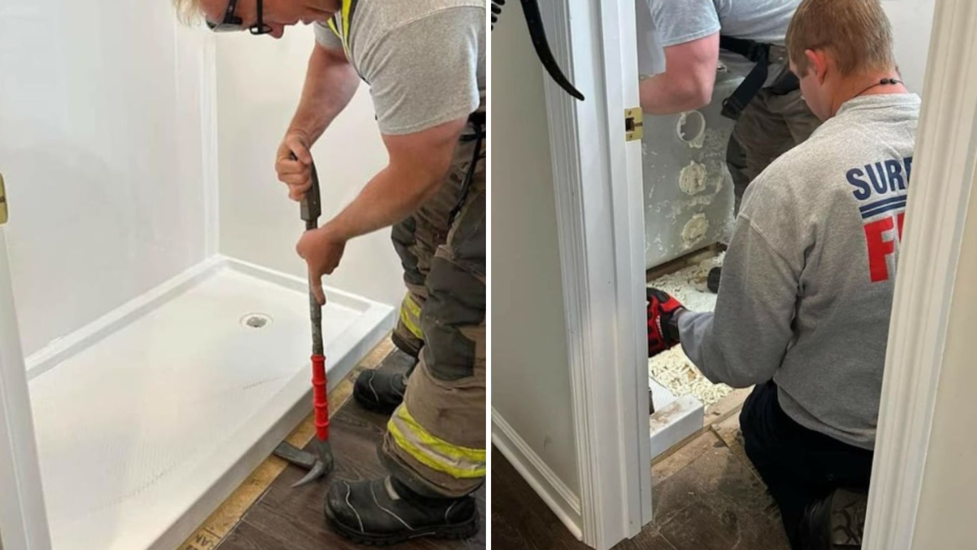 North Carolina Cat Accidentally Trapped Under Bathroom Remodel Gets Dramatic Rescue