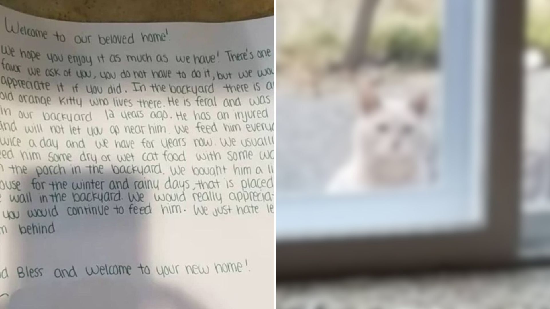 family discovers surprising note