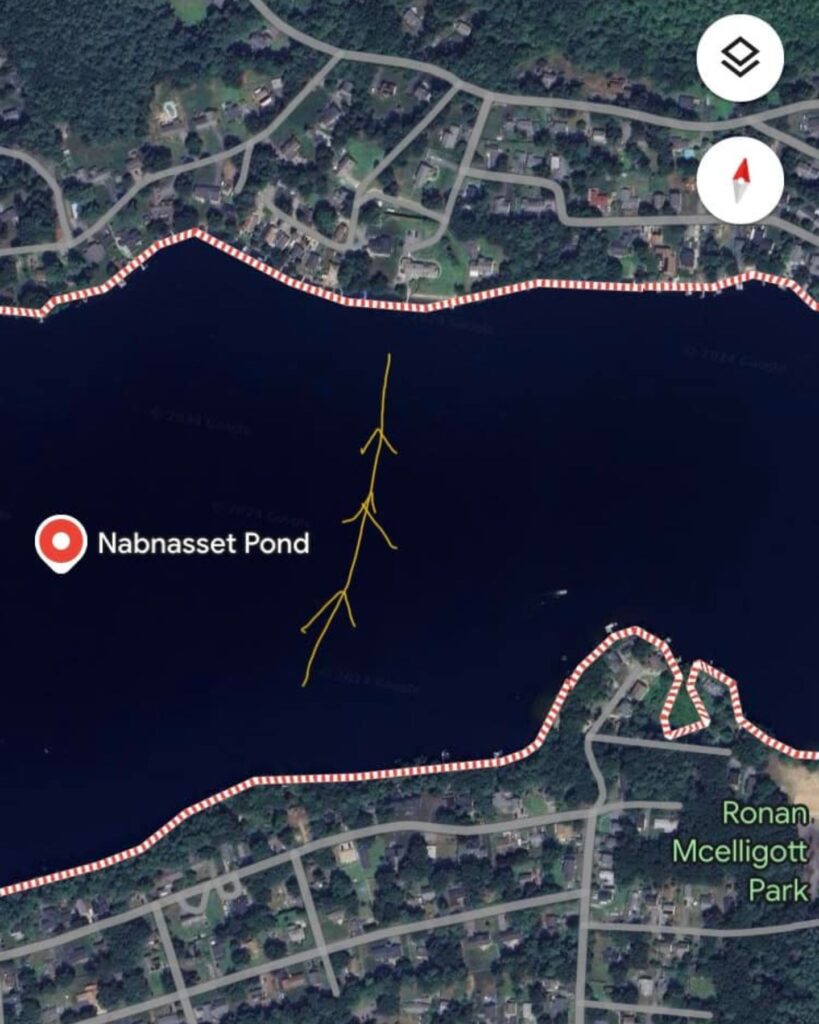 aerial view of the sea