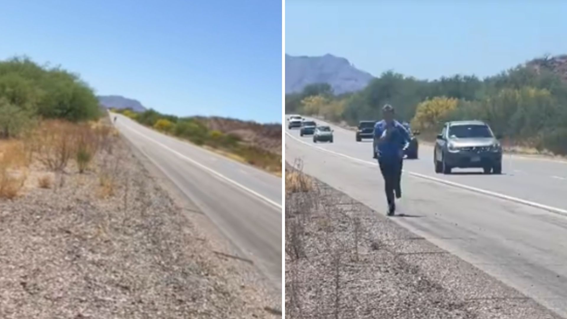 California Man Jumps Out Of Car On Busy Road