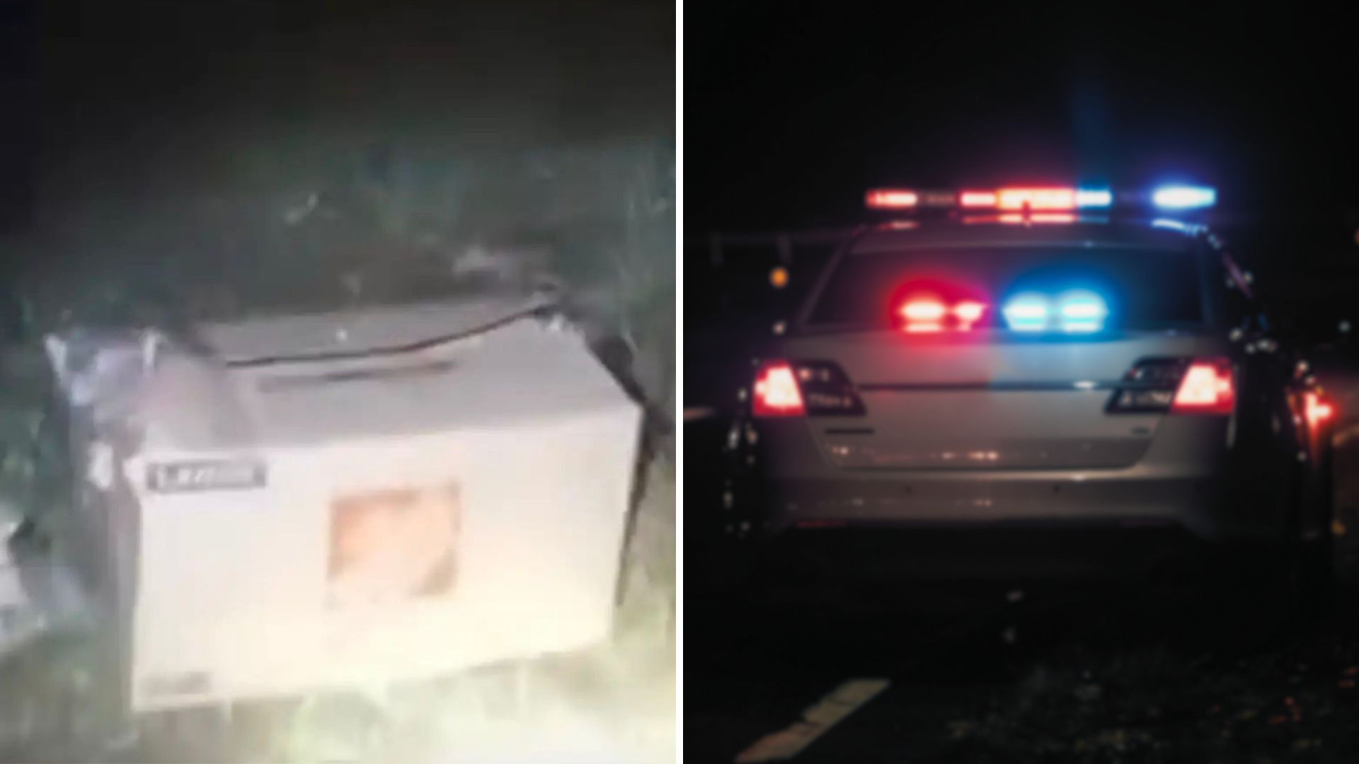 Indiana Woman Checks A Box Left In Dark Alley